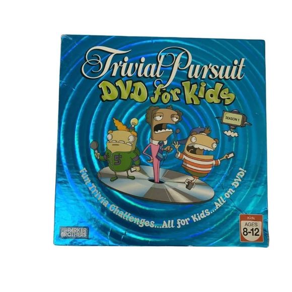 Trivial Pursuit DVD Board Game for Kids Season 1 Game Night Family Time COMPLETE - Picture 1 of 7